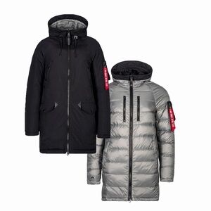 NWT Alpha Industries Men's N-3B Down Parka in Black - Size Small